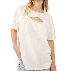 Free People We the Free Cut-out Boxy Tee